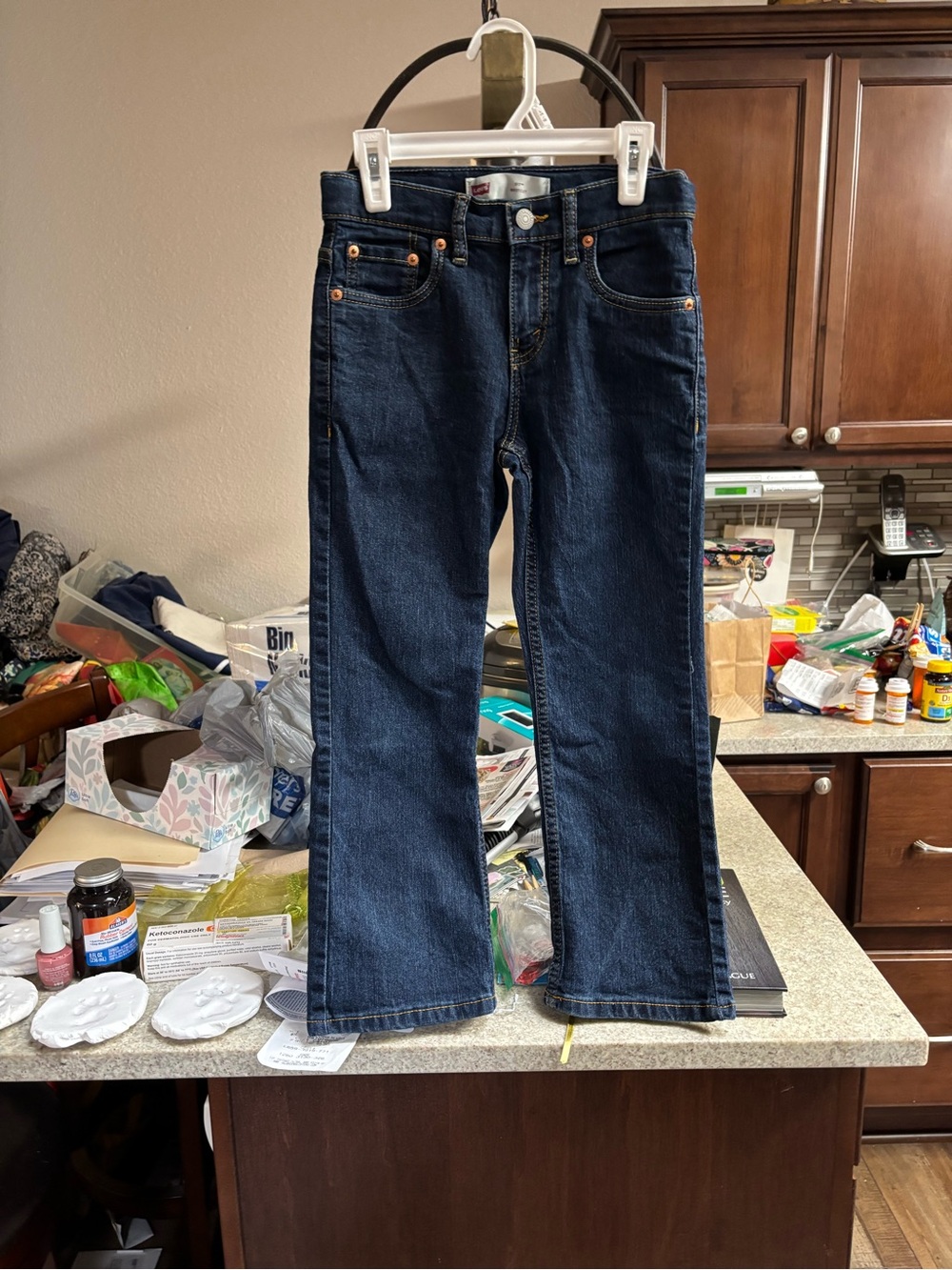 Levi's Dark Blue Boys Boot Cut Jeans
